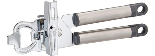 Abrelatas Universal Con Destapador Acero Inoxidable Filoso