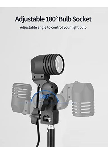 Imagen 6 de 6 de Kit Iluminacion ft Soporte Fondo Luz Estudio Paragua