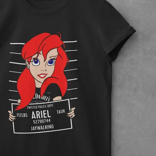 Camiseta ariel tatuada sale