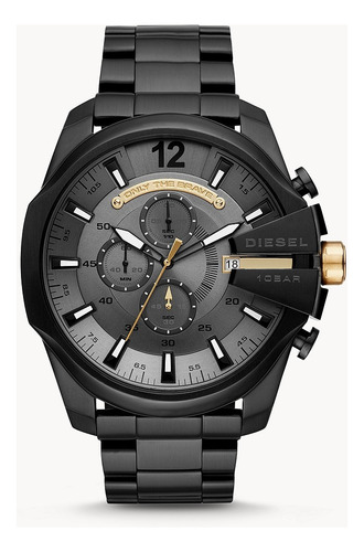 Diesel Reloj Cronógrafo Hombre Dz4479 Mega Chief Negro