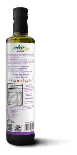 Mevi Oil Aceite Extra Virgen De Aguacate Sabor Ajo 250ml 2pz