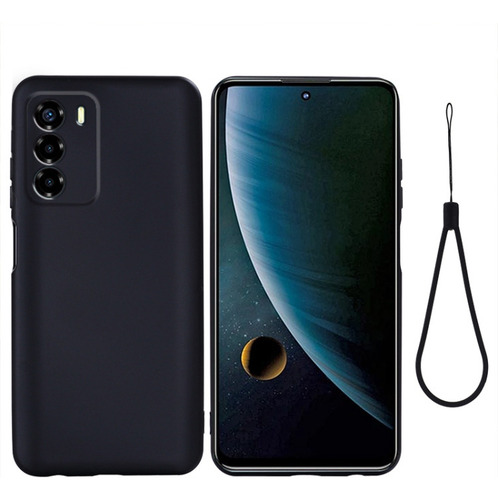 Compatible Funda De Silicona Líquida For Zte Axon 50 Lite
