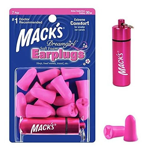 Tapones Para Oídos - Mack S Dreamgirl Soft Foam Earplugs, 7 