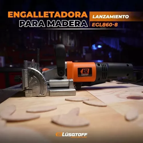 Engalletadora Ranuradora Fresadora Madera Lusqtoff 860w