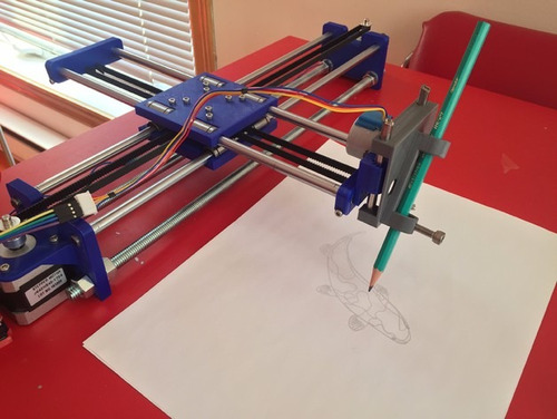 Robot Pantógrafo Cnc (drawing Robot) - Arduino Uno + Shield