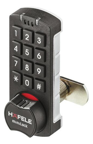 Häfele - Cerradura Minilock Con Código Pin Para Casilleros