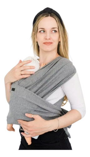 Fular Portabebe Prearmado Espalda Jean Gris Claro Ulla Oh! Gris Xl (Usado)