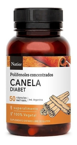 Canela Diabet Natier X50 Capsulas Diabetes 