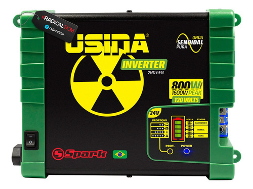 Inversor De Tensão Senoidal Usina Inverter 800w 24v 120v