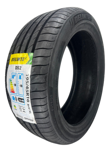 Kit 02 Pneus Delinte 195/45r16 84v Xl Ds2 Aro 16
