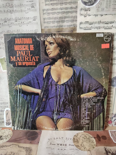 Lp Anatomía Musical Paul Mauriat Y Orquesta Y Andre Popp (Usado)