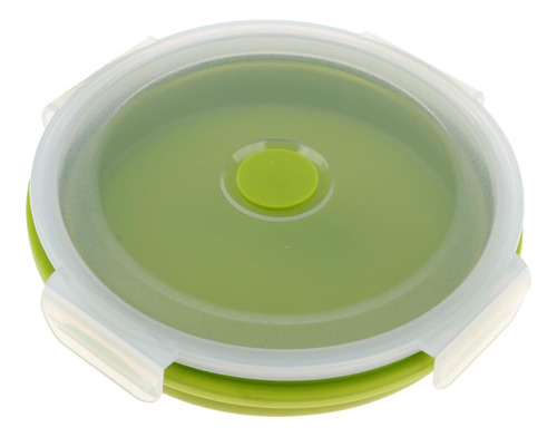 Cuenco Plegable Para Viajes De Camping Verde 400 Ml