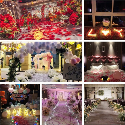 Hi, 5500 Pétalos Decoración Pétalos Rosa Seda Artificial
