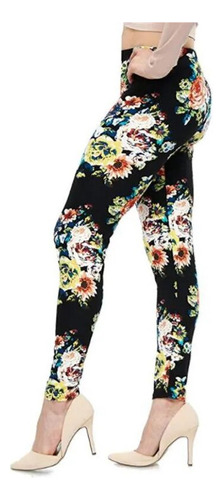 Leggins Yago Street Algodón For Mujer, Casuales, Florale A