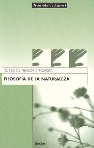 Libro Filosofía De La Naturaleza