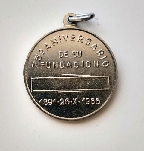 Antigua Medalla Conmemorativa Fundación Banco Nacion (Usado)