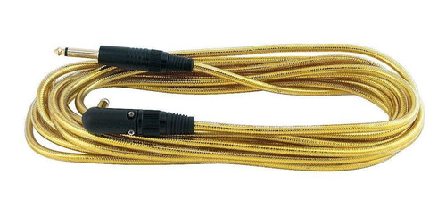 Cable Instrumento Rockbag Rcl30256d6 Gold Ángulo Recto 6m