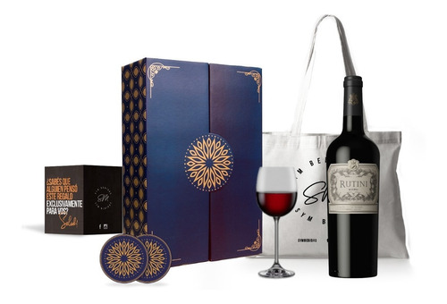 Souvenirs Vino Tinto Rutini Malbec Cabernet 750c Box Premium