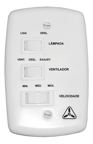 Interruptor Ventilador Venti-delta 3 Velocidades 130w 220v