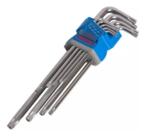 Juego De Llaves Torx 9 Pc Largas Fixtec 