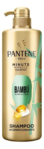  Shampoo Pantene Pro-v Minute Miracle Bambú Nutre & Crece 480