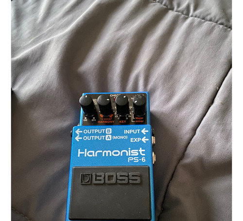 Pedal De Efecto Boss Harmonist Ps-6  Azul