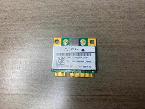 Tarjeta Wifi Para Portátil O Cpu Dell Cn-0k5y6d