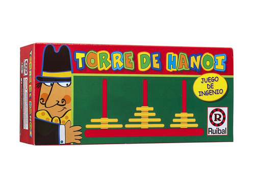 Juego Torre De Hanoi Ruibal Ingenio (+ 7 Años)