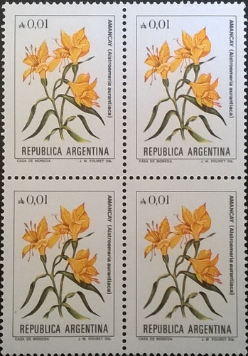 Argentina Flores, Cuadro Gj 2209 0,01 A Fluor 85 Mint L11733