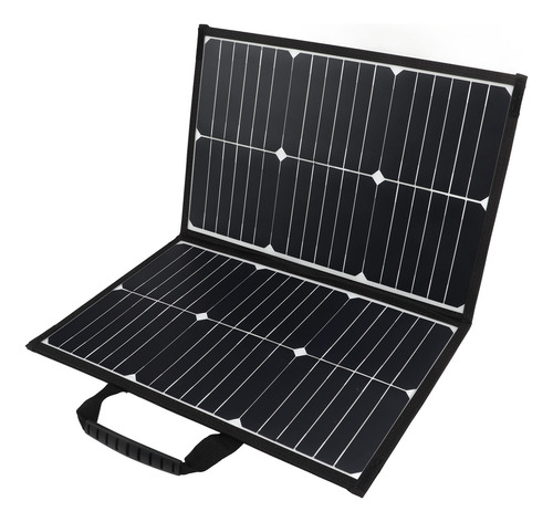 Panel De Carga Solar De 60 W, Plegable, Doble Usb Dc Tipo C