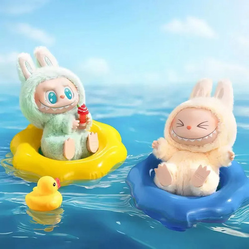 Labubu Monster Peluche Figura Bluey Macaron Have Seat 1pz
