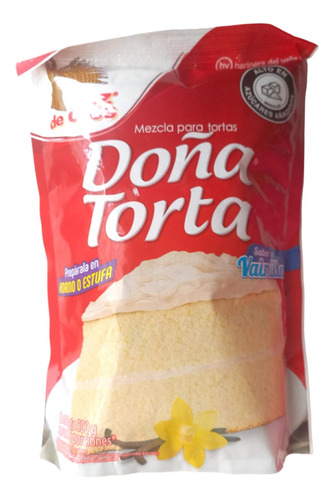Mezcla Para Tortas Doña Tota De Vainilla X 500 G