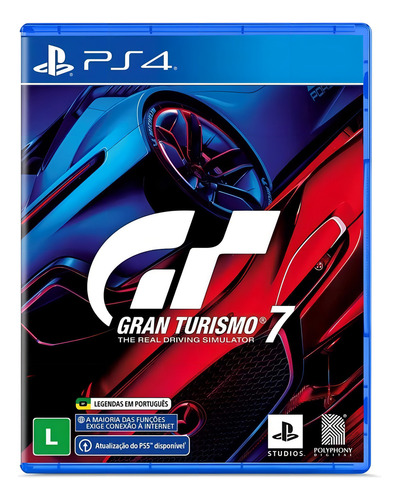 Jogo Gran Turismo 7 Edição Standard Playstation 4 Sony