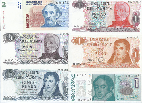 Argentina Lote De Billetes