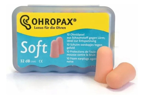 Protetor Auricular - Ohropax Soft (5 Pares) Rosa