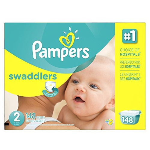 Tamaño Pampers Pañales Swaddlers 2, 148 Conde