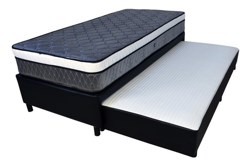 Somier Marinera 100 X 200 Cama Nido Colchon Viggo Dual Relax