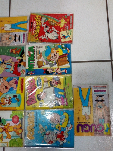 Lote 9 Gibis Raros Antigos Gugu Sérgio Malandro Alf Ursinhos