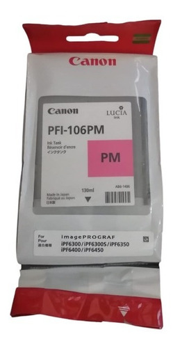 Cartucho De Tinta Canon Pfi-106pm Original 6626b001 Nuevo