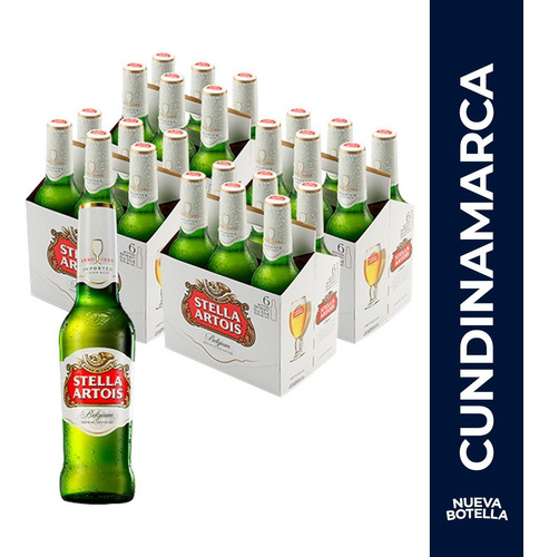 Cerveza Stella Artois 330 Ml X 24 - mL a $17