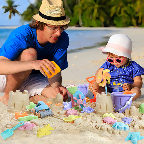 Juguetes De Arena De Playa Mibor Para Niños 31 Piezas Multicolor