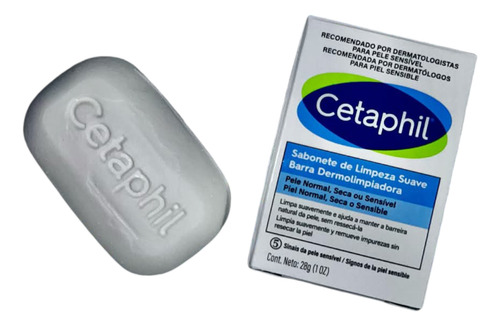 Pack 12 Jabón En Barra Cetaphil Mini De 28 G