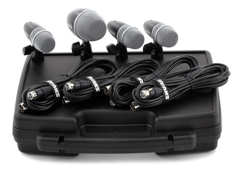 Set De 4 Micrófonos Para Batería Shure Pgdmk4-xlr Oferta!