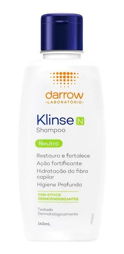 Klinse N Darrow Shampoo Neutro 140ml