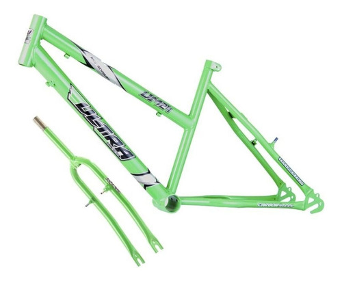 Quadro De Bicicleta Aro 24 Ultra Bikes Feminina Cor Verde Kw