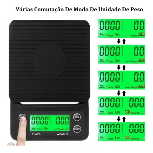 . Báscula De Café De Precisión Con Temporizador 01