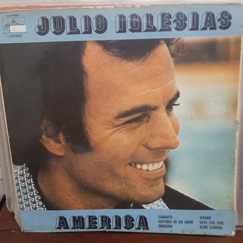 Vinilo Julio Iglesias America Xxz M4