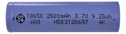 Integra bateria pila litio recargable 18650 3.7v Sin Teton