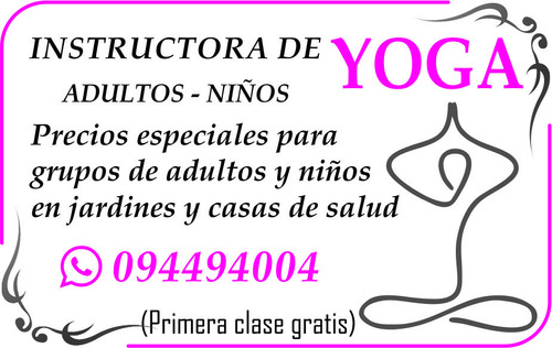 Clases De Yoga, Meditación, Concentración 