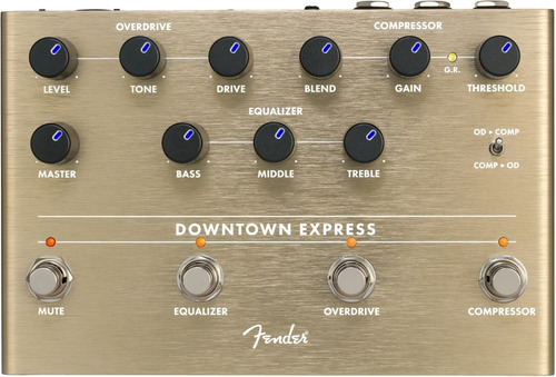 Fender Downtown Express Pedal Multiefecto Para Bajo